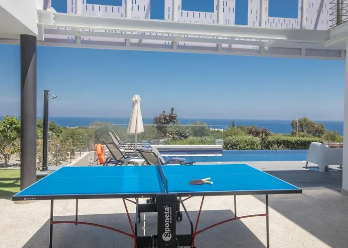 Prcv614, Luxury 6bdr With Pool And Panoramic Sea Views ヴィラ プロタラス