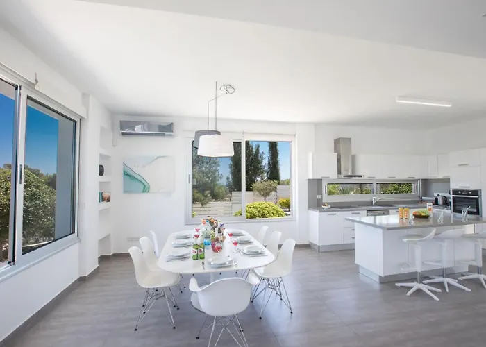 ヴィラ Prcv614, Luxury 6bdr With Pool And Panoramic Sea Views プロタラス