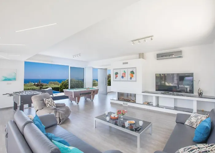 Prcv614, Luxury 6bdr With Pool And Panoramic Sea Views ヴィラ *