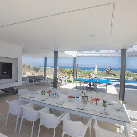 Prcv614, Luxury 6bdr With Pool And Panoramic Sea Views Villa Protaras