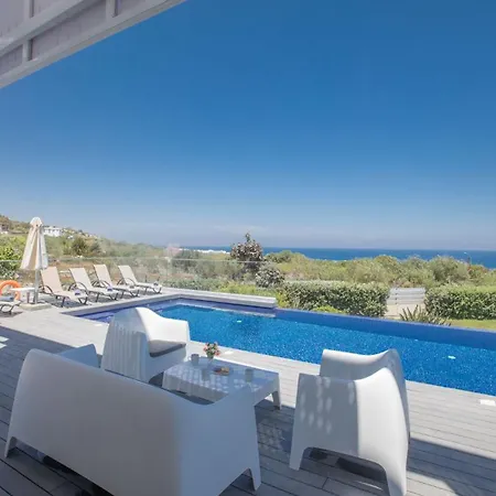 别墅 Prcv614, Luxury 6bdr With Pool And Panoramic Sea Views 普罗塔拉斯